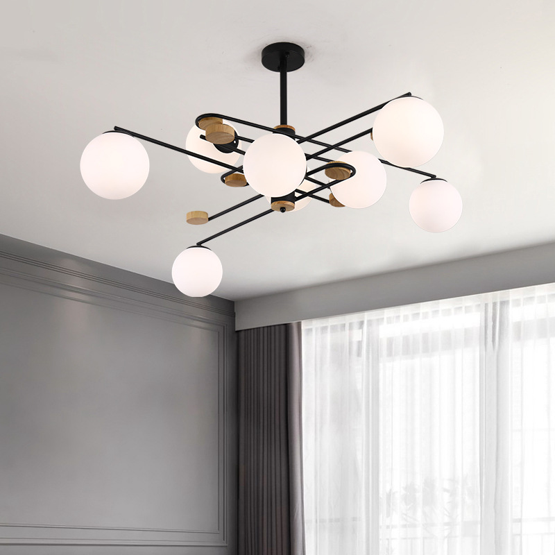 Modern chandelier geometric ma - Geometric Lamp Shade avaliação e preço