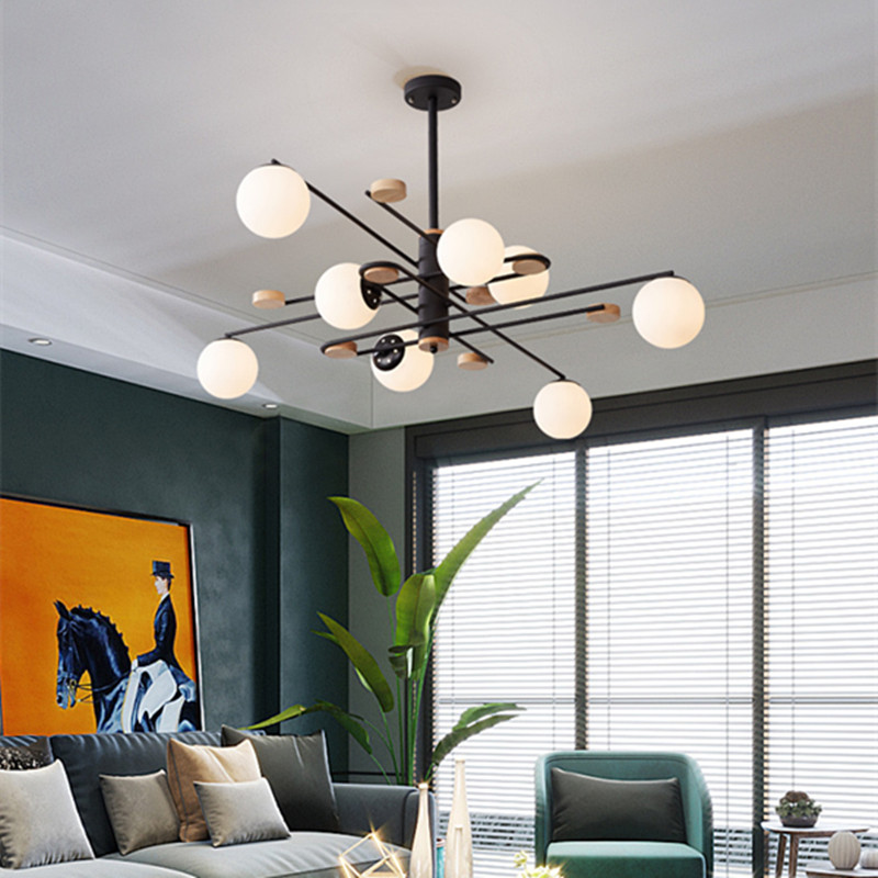 Modern chandelier geometric ma - Geometric Lamp Shade avaliação e preço