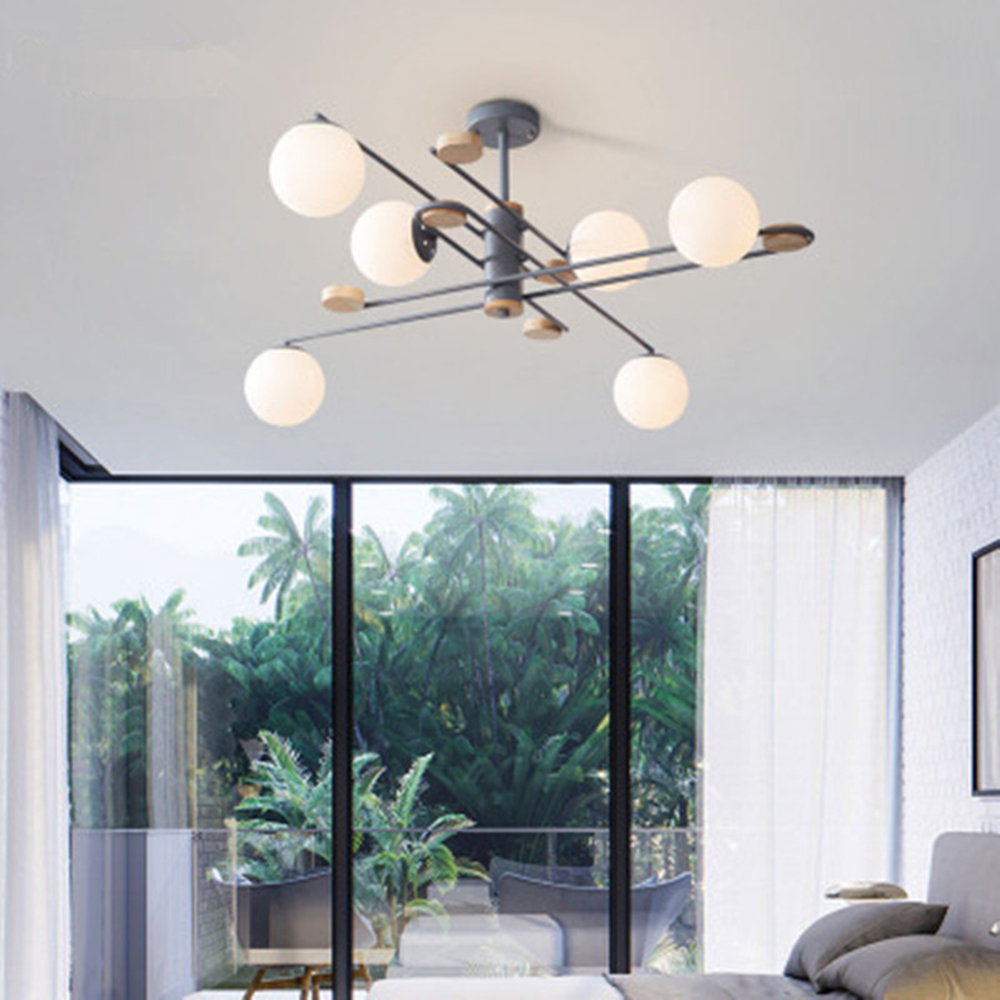 Modern chandelier geometric ma - Geometric Lamp Shade avaliação e preço