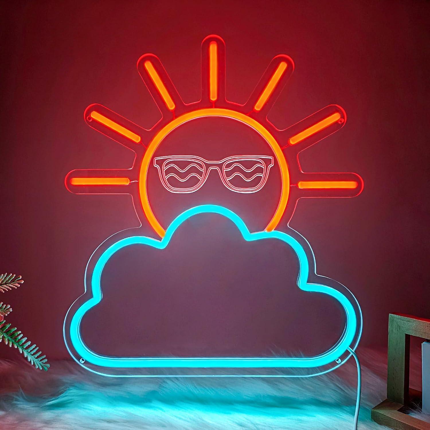 Sunrise Sunset Neon Sign USB P - Lighting Decor Living Room avaliação e preço