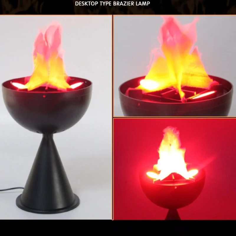 3D Fake Flame Lamp Simulation  - Lighting Decor Living Room avaliação e preço