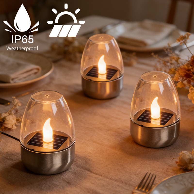 LED Solar Candles Light Flamel - Lighting Decor Living Room avaliação e preço