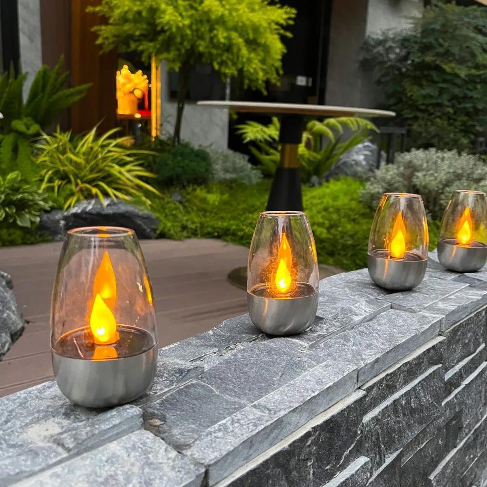 LED Solar Candles Light Flamel - Lighting Decor Living Room avaliação e preço