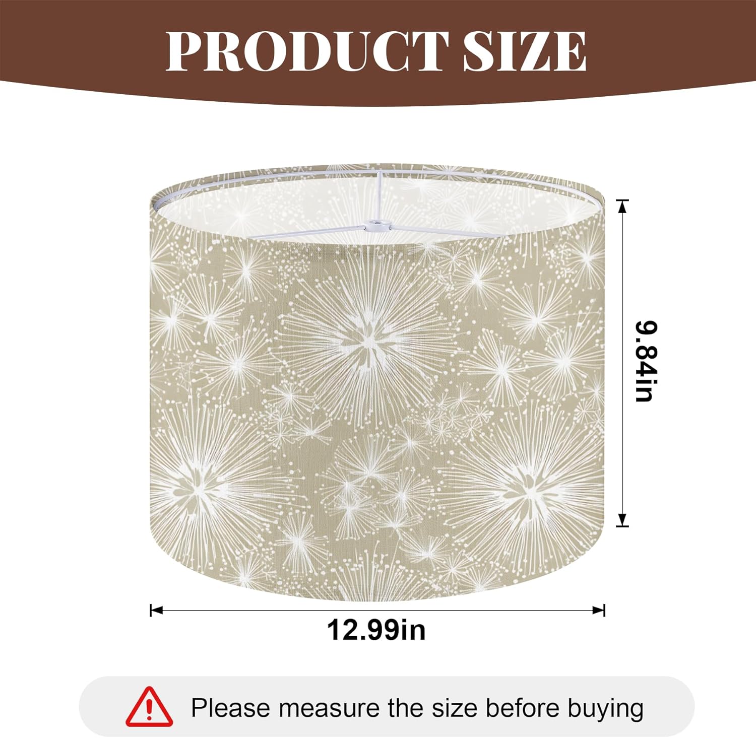 Table Lamp Shade, 13”W x 10”H  - Geometric Lamp Shade avaliação e preço