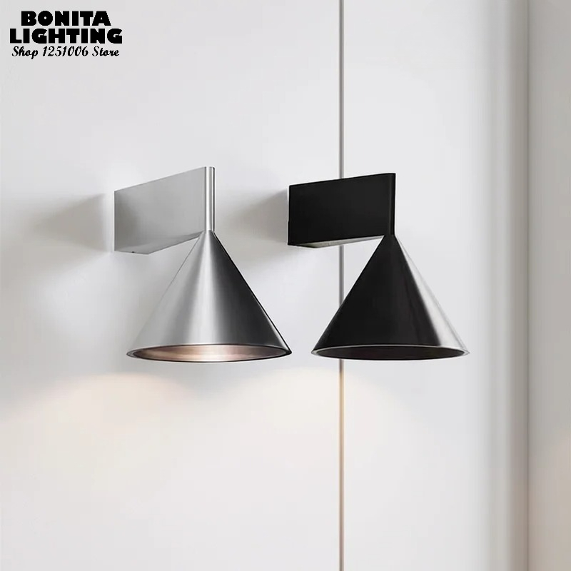 Nordic Geometric Cone Wall Lam - Geometric Lamp Shade avaliação e preço