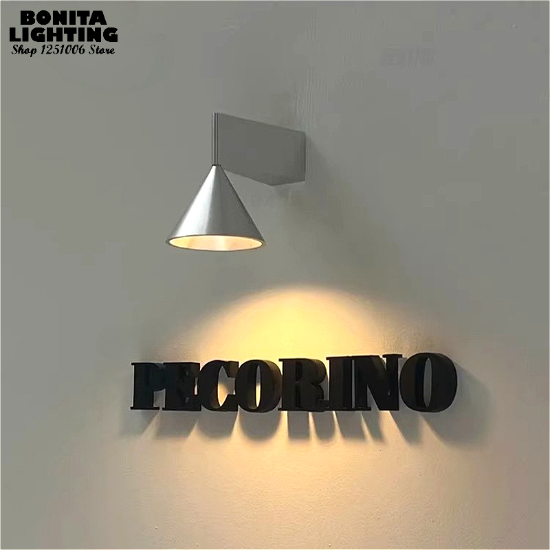 Nordic Geometric Cone Wall Lam - Geometric Lamp Shade avaliação e preço