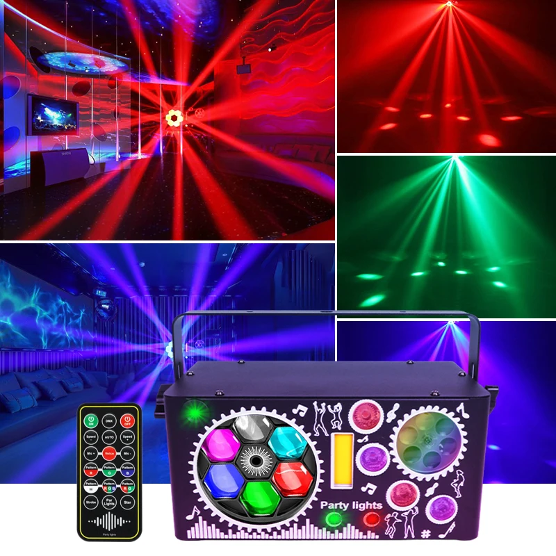 LED Laser Projection Stage Lig - Lighting Effect Home Decor avaliação e preço