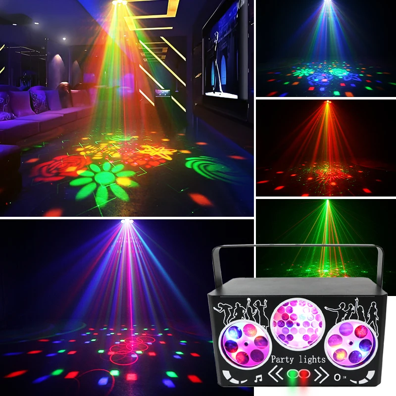 LED Laser Projection Stage Lig - Lighting Effect Home Decor avaliação e preço