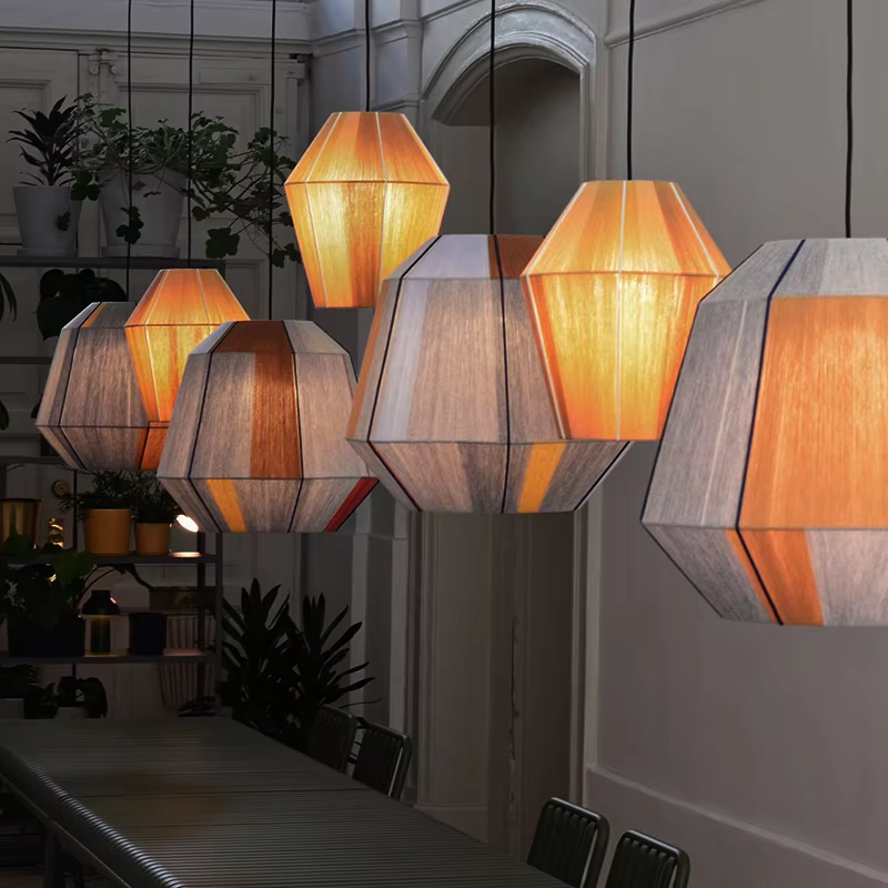 Rattan pendant light Boho Geom - Geometric Lamp Shade avaliação e preço