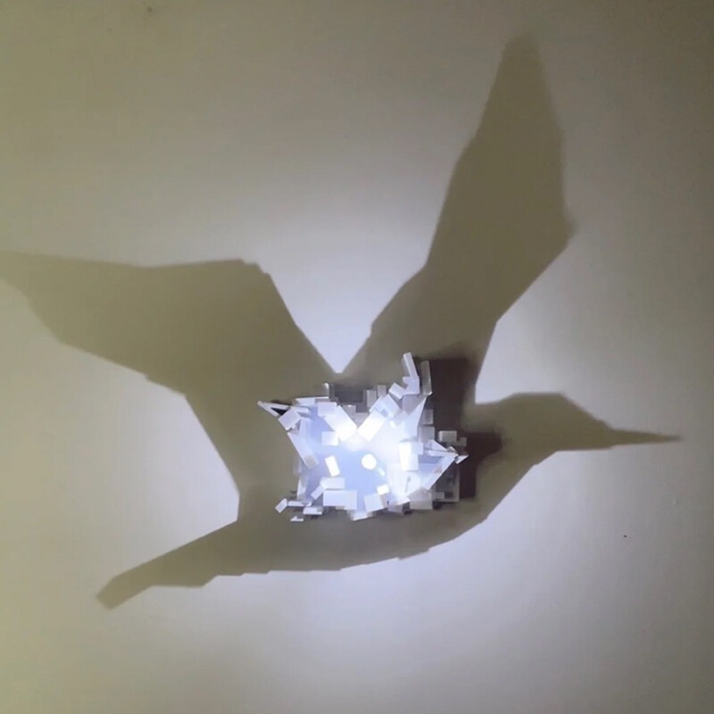 Dropshipping 3D Light Shadow N - Room Decor Lighting Lamp avaliação e preço