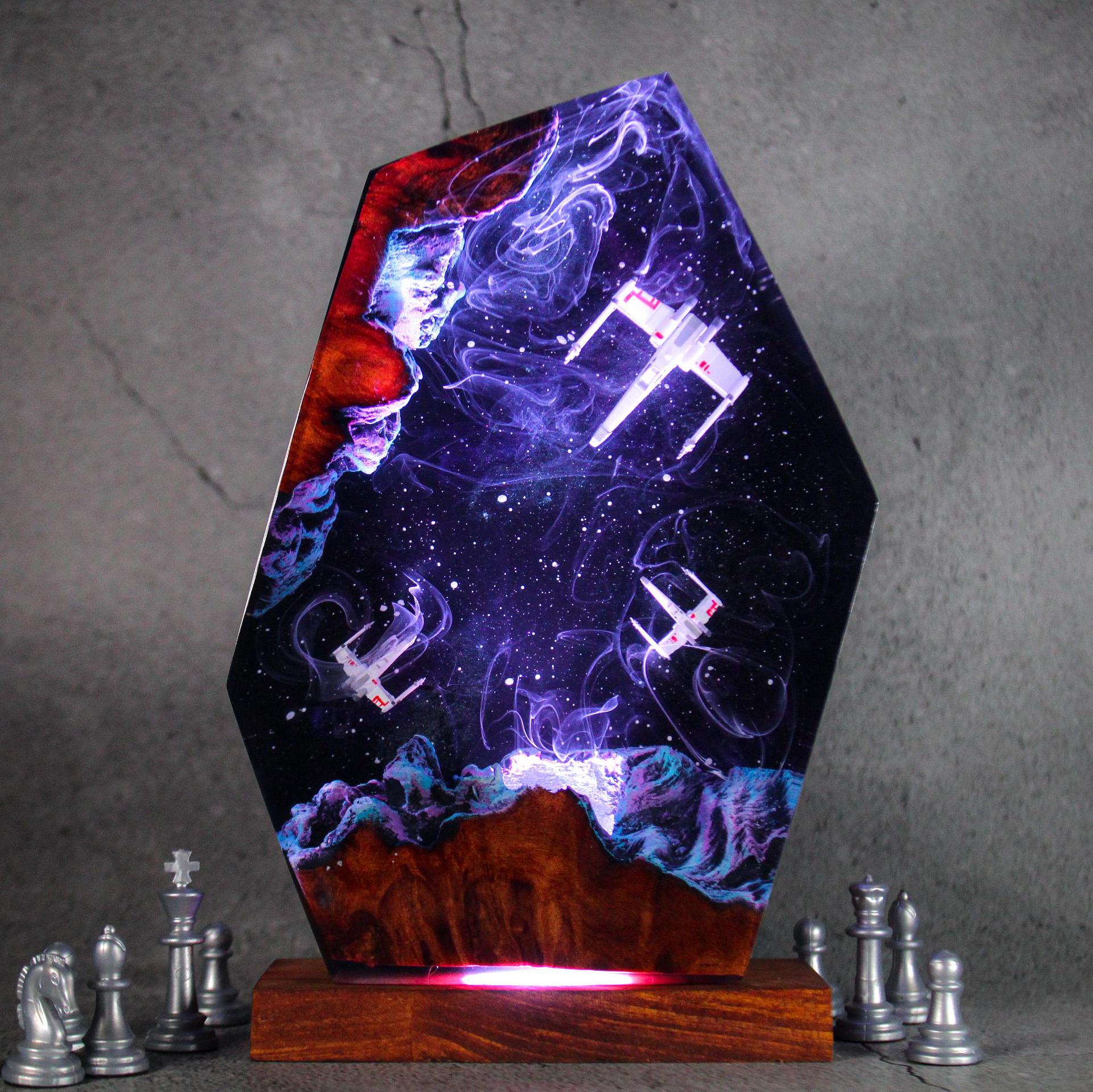 Customized Items Resin Table L - Room Decor Lighting Lamp avaliação e preço