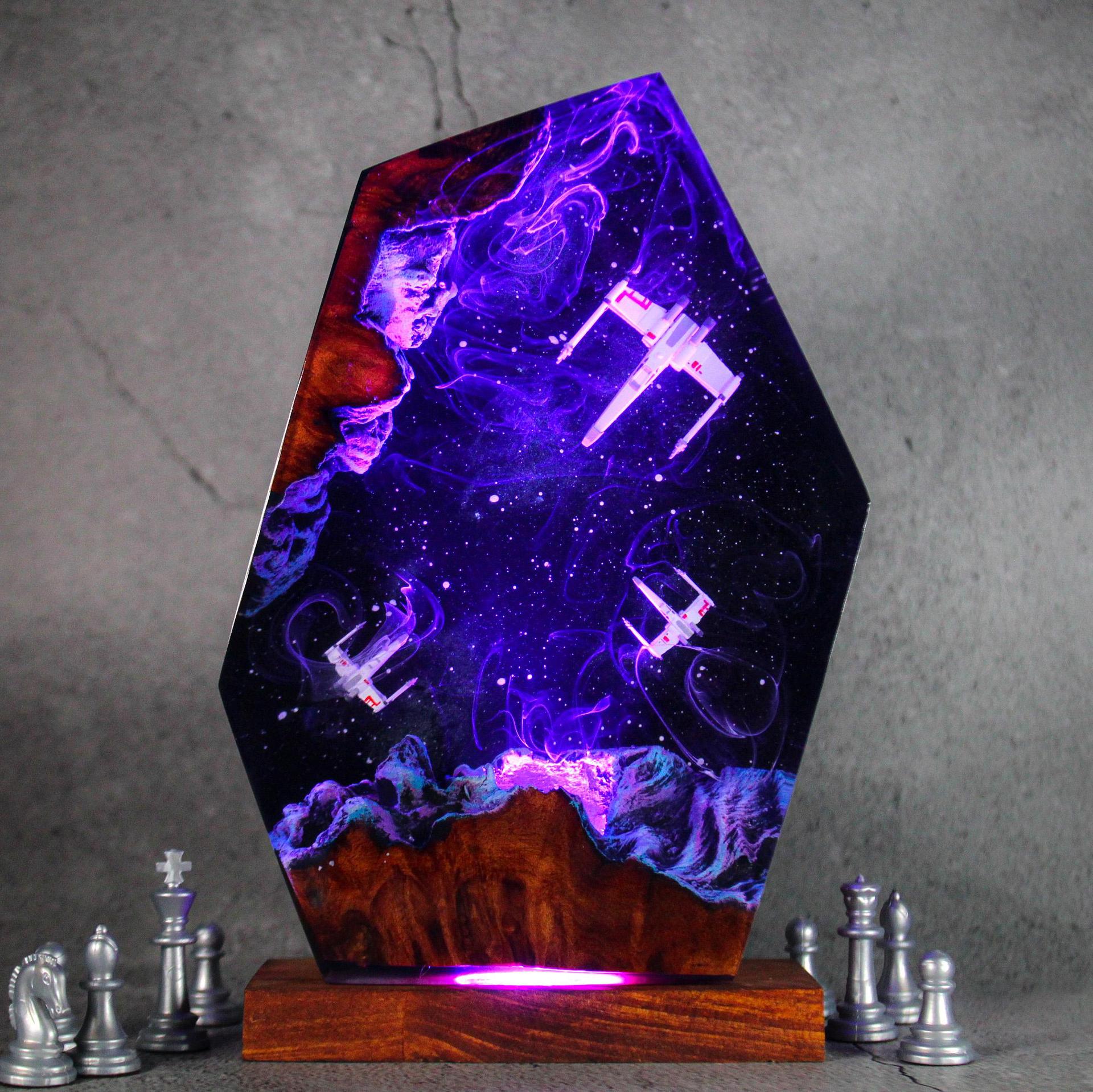 Customized Items Resin Table L - Room Decor Lighting Lamp avaliação e preço