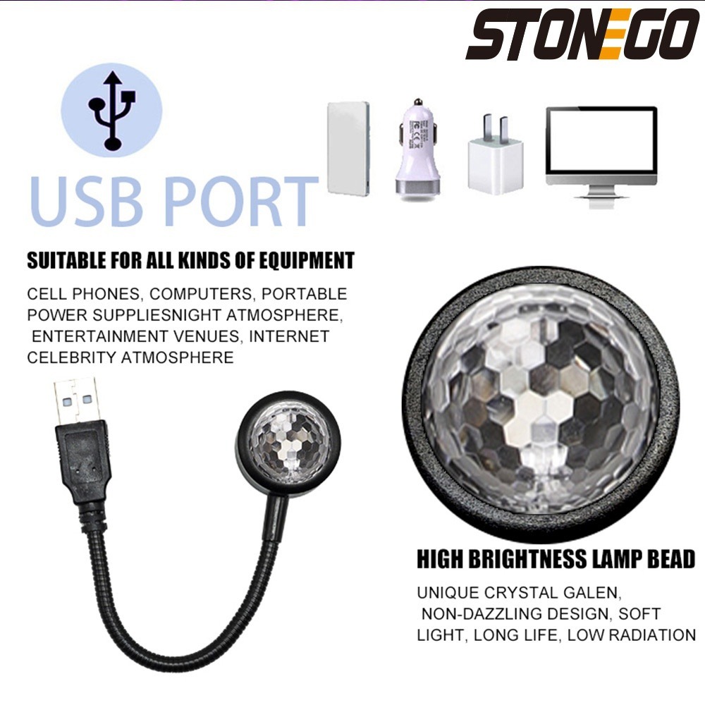 USB LED Disco Ball Light for C - Lighting Effect Home Decor avaliação e preço