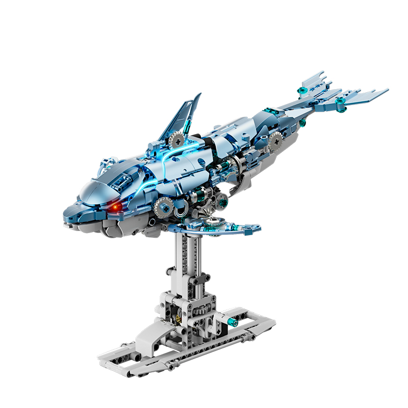 Mechanical Dolphin Building Bl - Unique Lighting Decor avaliação e preço