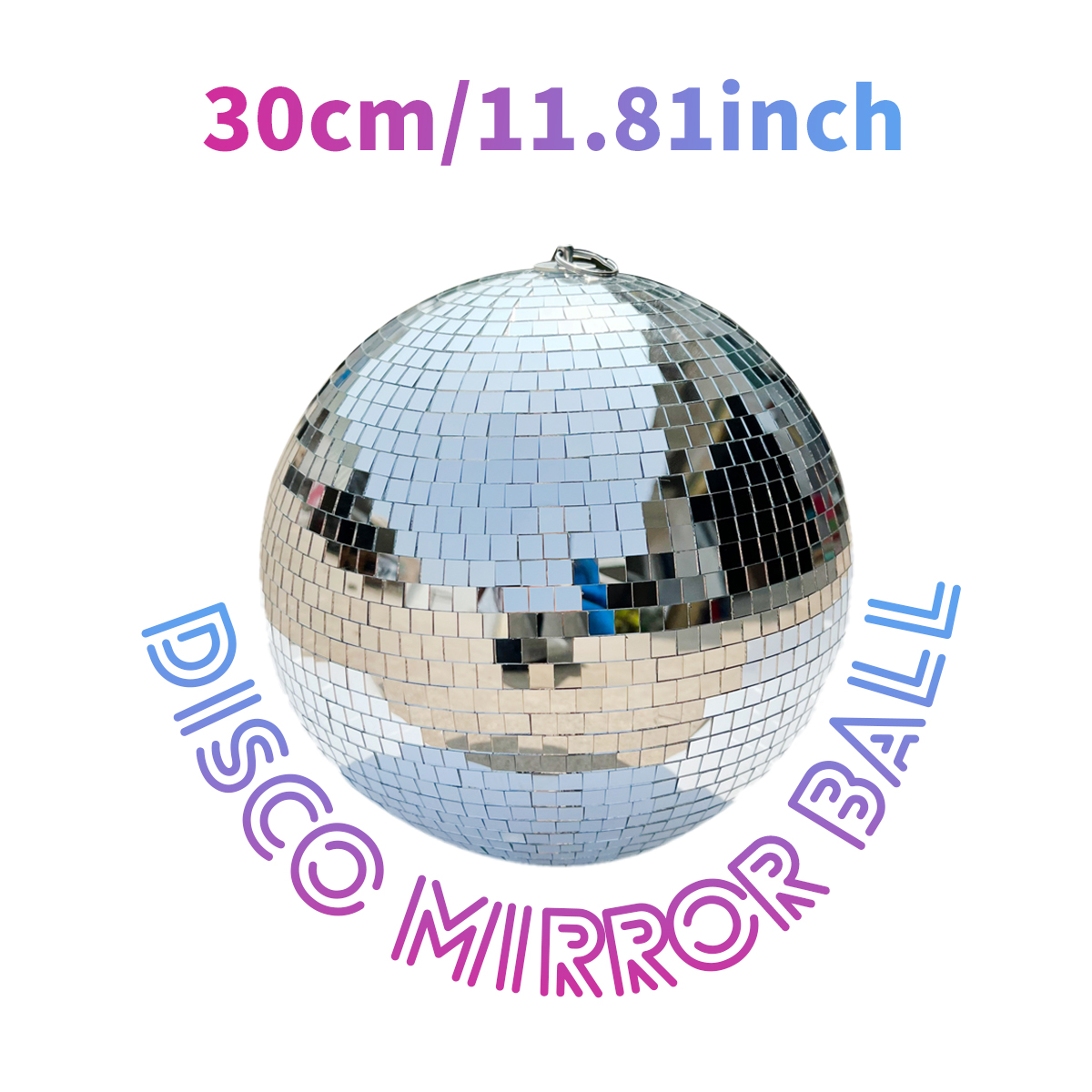 Thrisdar 10/20/30CM Mirror Gla - Lighting Effect Home Decor avaliação e preço