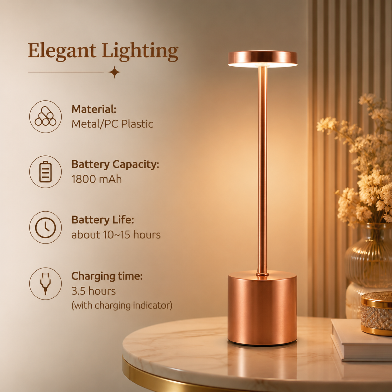 GGBingo Metal Light Table Lamp - Lighting Decor Living Room avaliação e preço