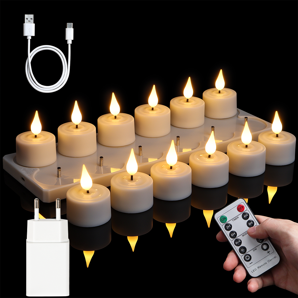 LED Candle Light Rechargeable  - Lighting Decor Living Room avaliação e preço