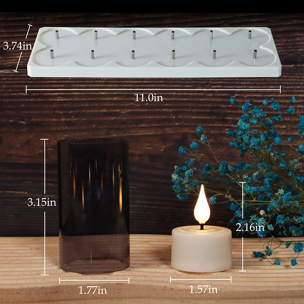 LED Candle Light Rechargeable  - Lighting Decor Living Room avaliação e preço
