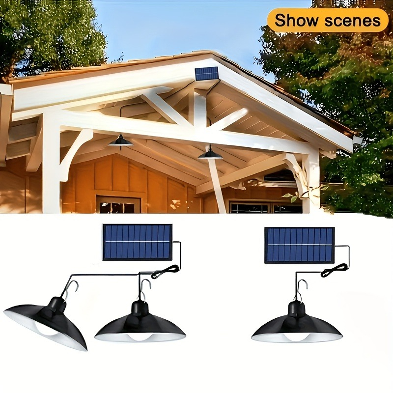 1pc Solar Pendant Light Outdoo - Room Decor Lighting Lamp avaliação e preço
