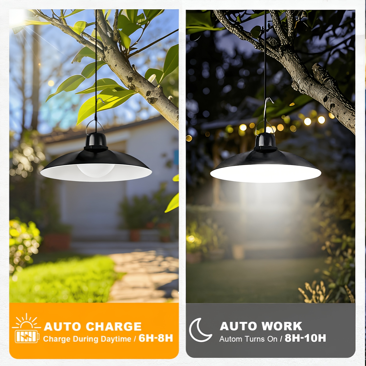 1pc Solar Pendant Light Outdoo - Room Decor Lighting Lamp avaliação e preço
