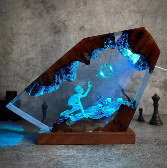Resin Lamp Unique Room Decorat - Unique Lighting Decor avaliação e preço