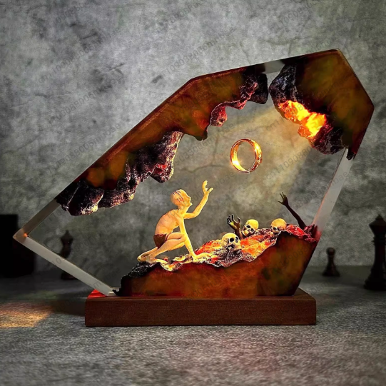 Resin Lamp Unique Room Decorat - Unique Lighting Decor avaliação e preço