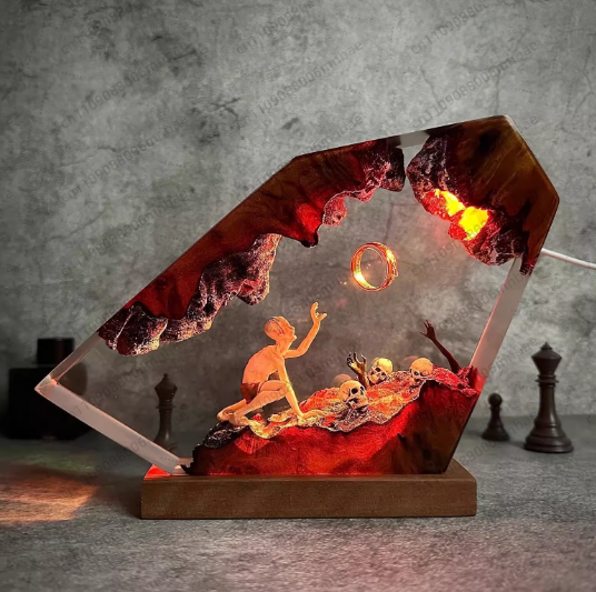 Resin Lamp Unique Room Decorat - Unique Lighting Decor avaliação e preço