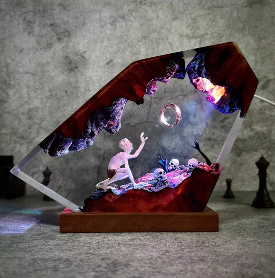 Resin Lamp Unique Room Decorat - Unique Lighting Decor avaliação e preço