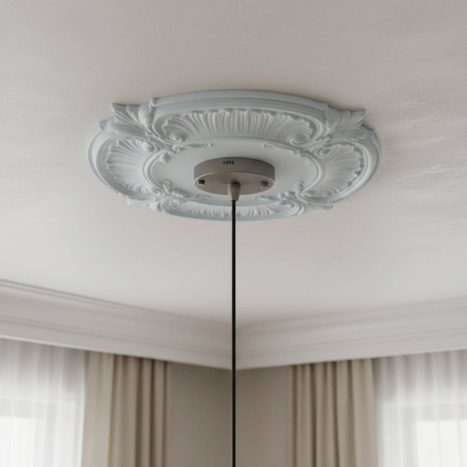 Round PU Ceiling Medallion Fre - Lighting Decor avaliação e preço