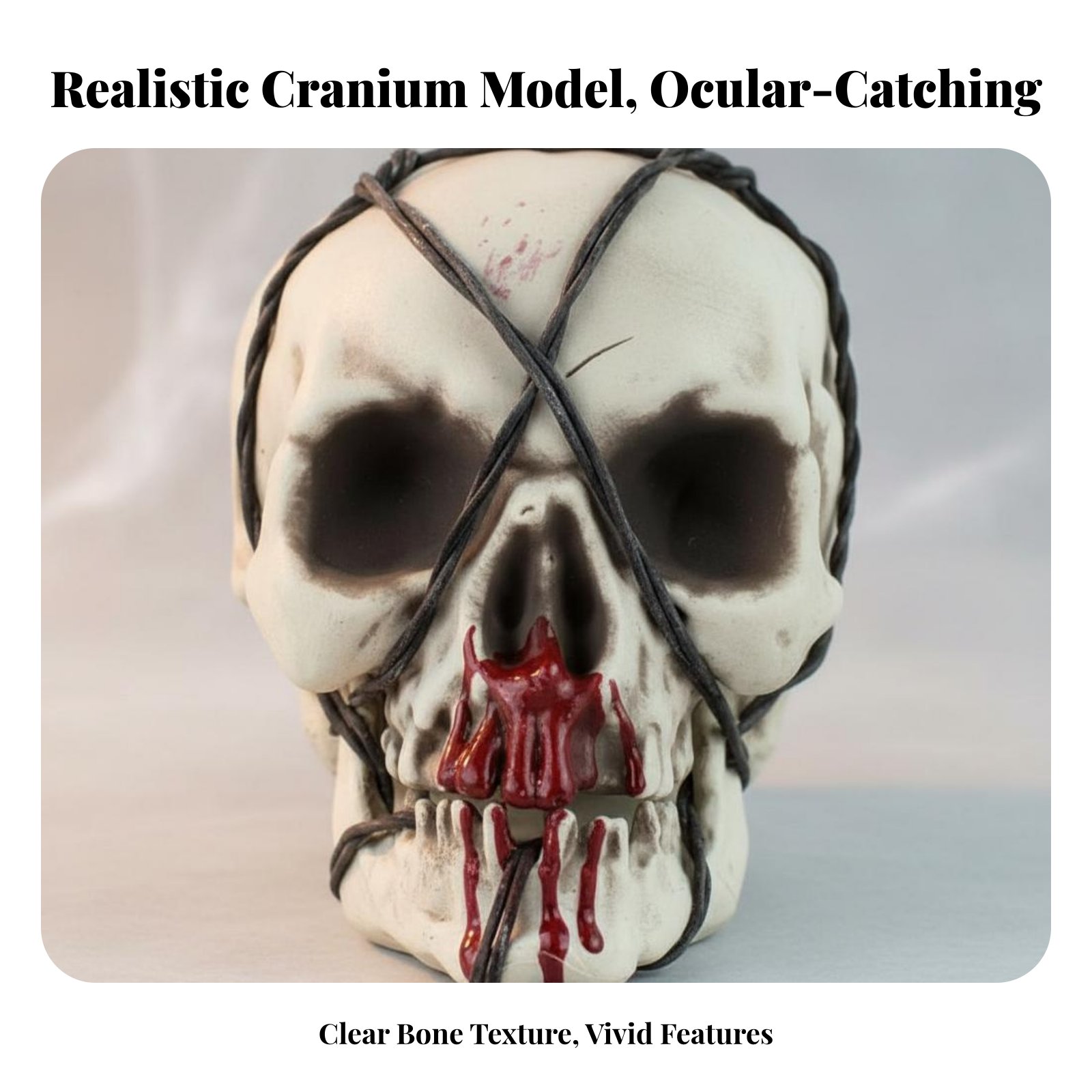 Realistic Skull Model Horror T - Lighting Decor avaliação e preço