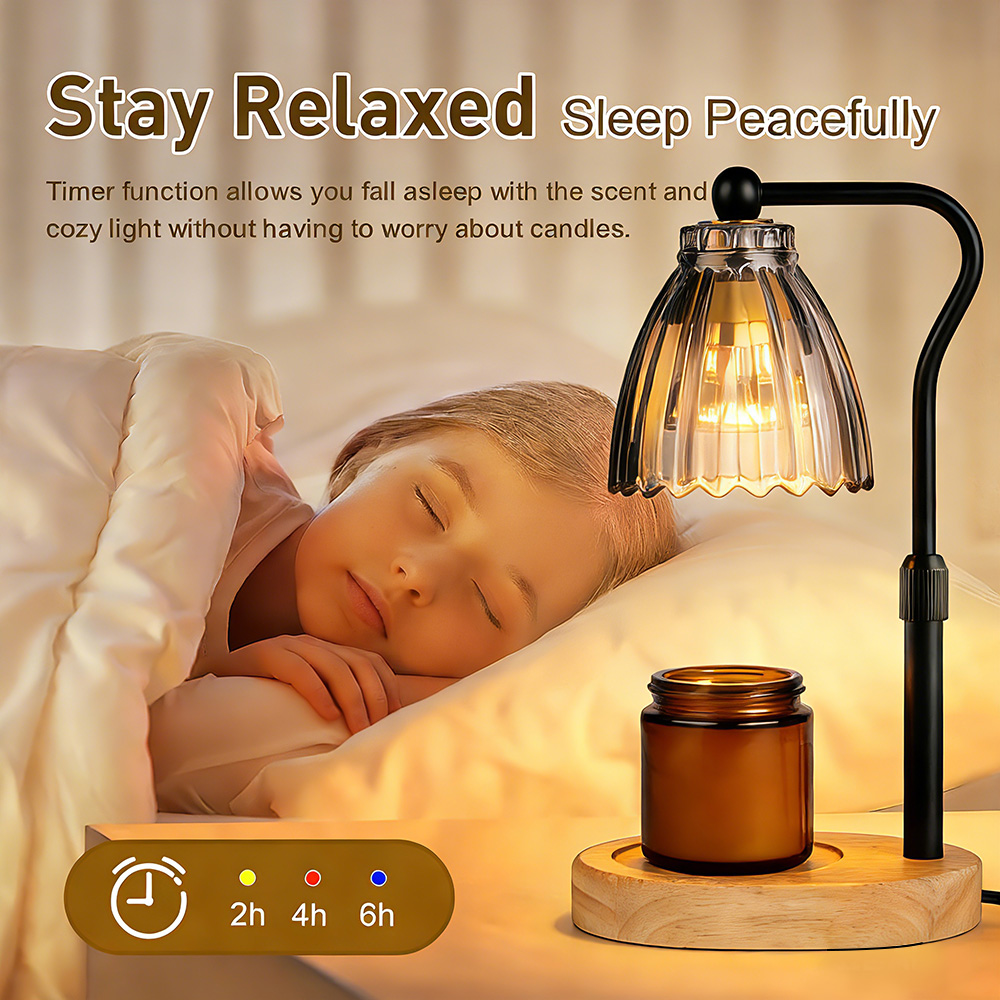 Candle Warmer Lamp with Timer  - Lighting Decor Living Room avaliação e preço