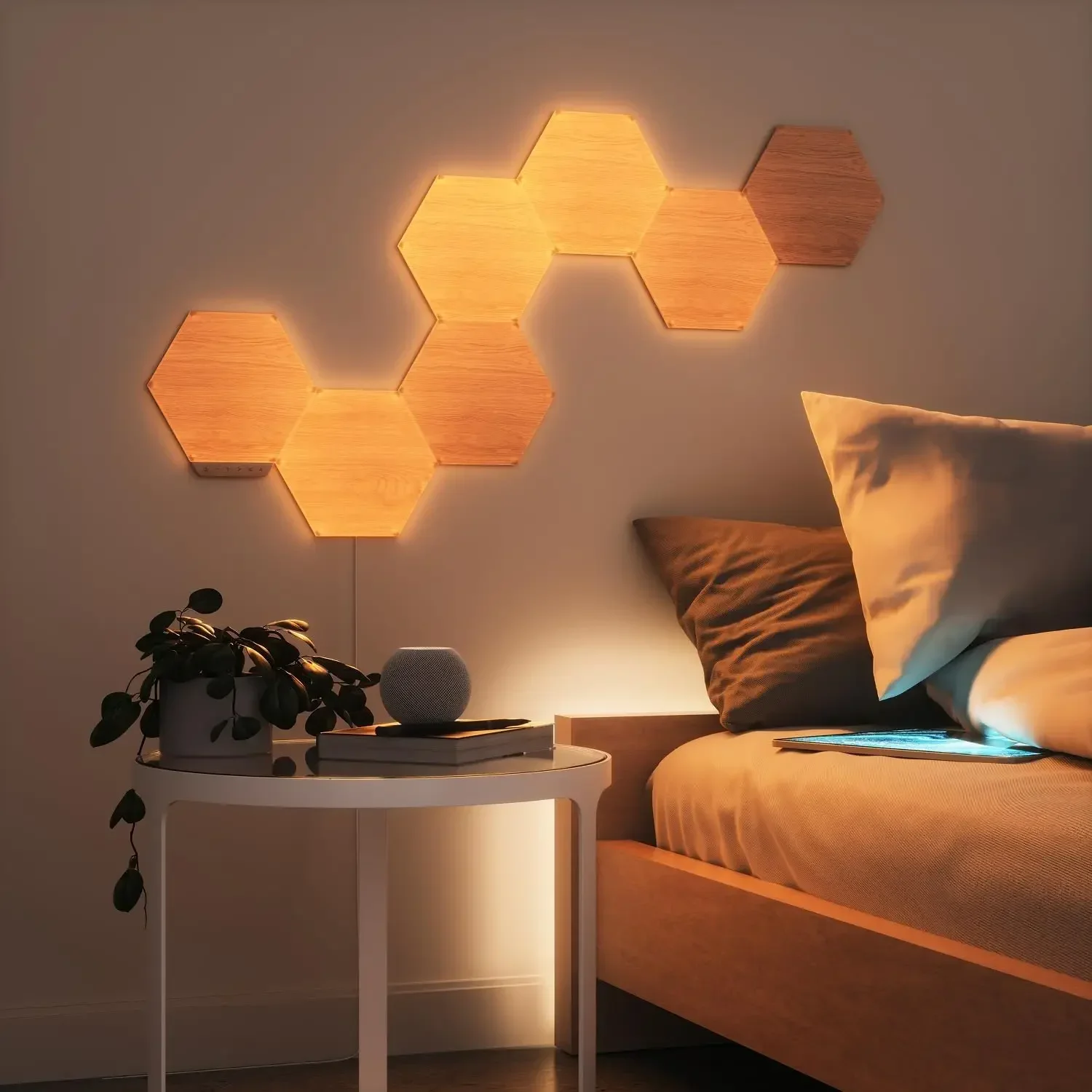 Elements Wood Look Smart Wall  - Elements Lighting Decor avaliação e preço