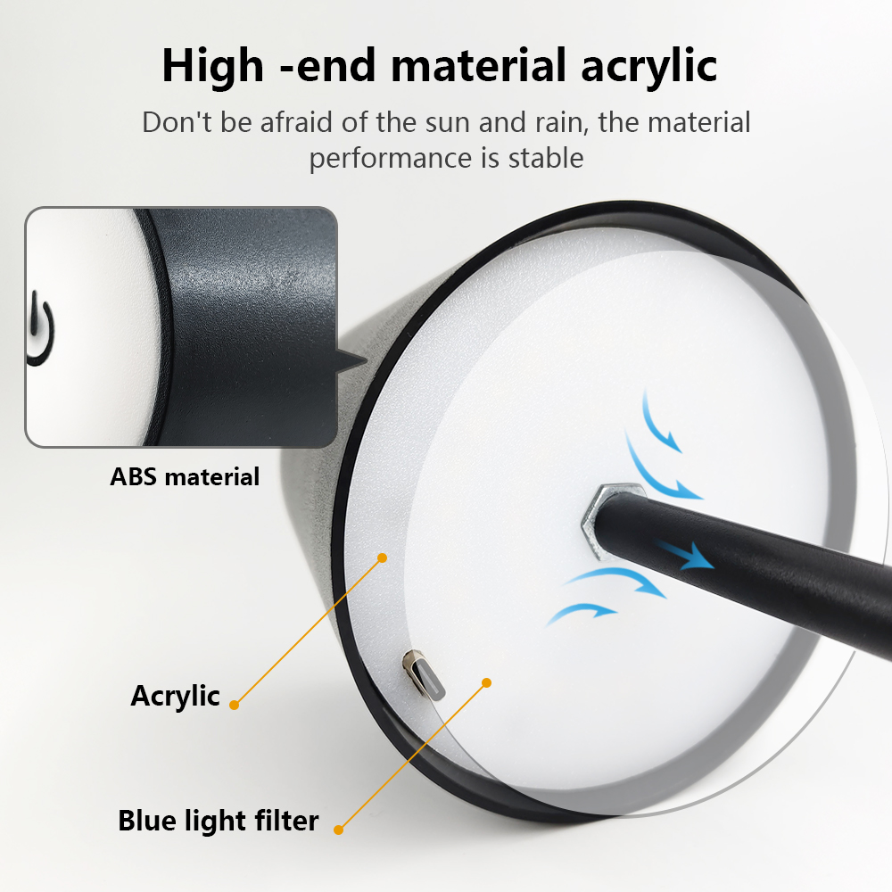 LED Rechargeable Desk Light Wi - Room Decor Lighting Lamp avaliação e preço