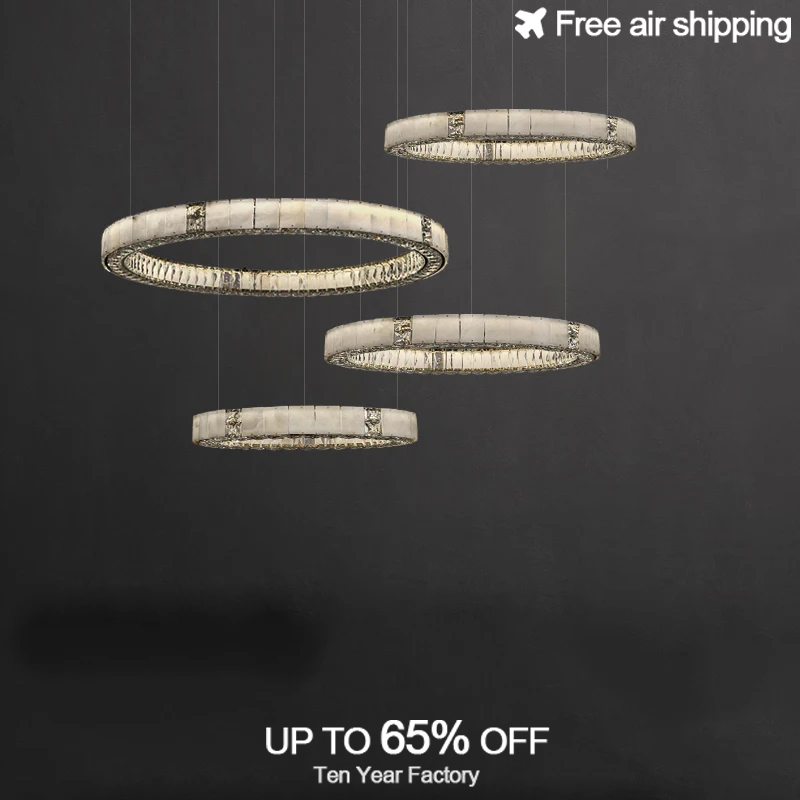 Gold Black Modern LED Chandeli - Elements Lighting Decor avaliação e preço