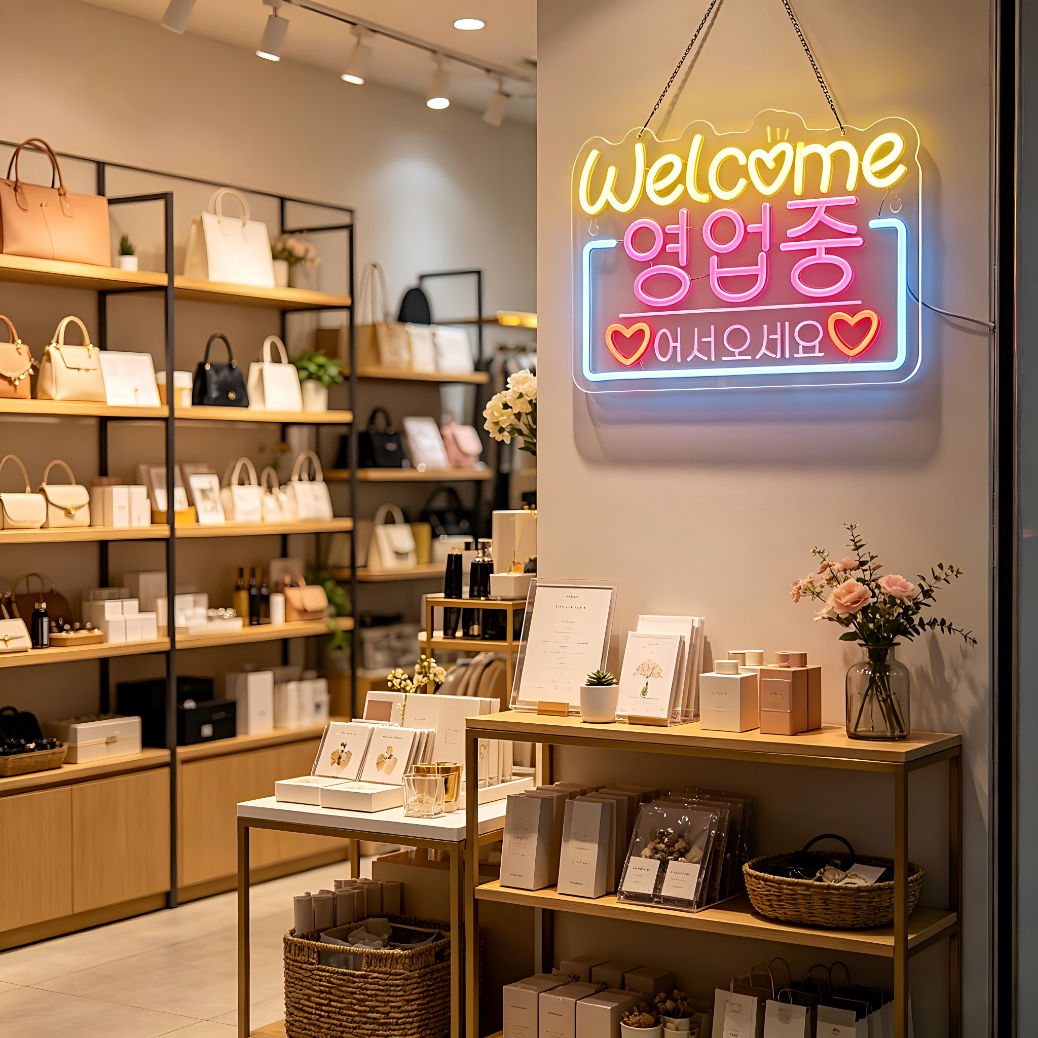 Korean Welcome on Sale Neon Si - Decor Lighting Sales avaliação e preço
